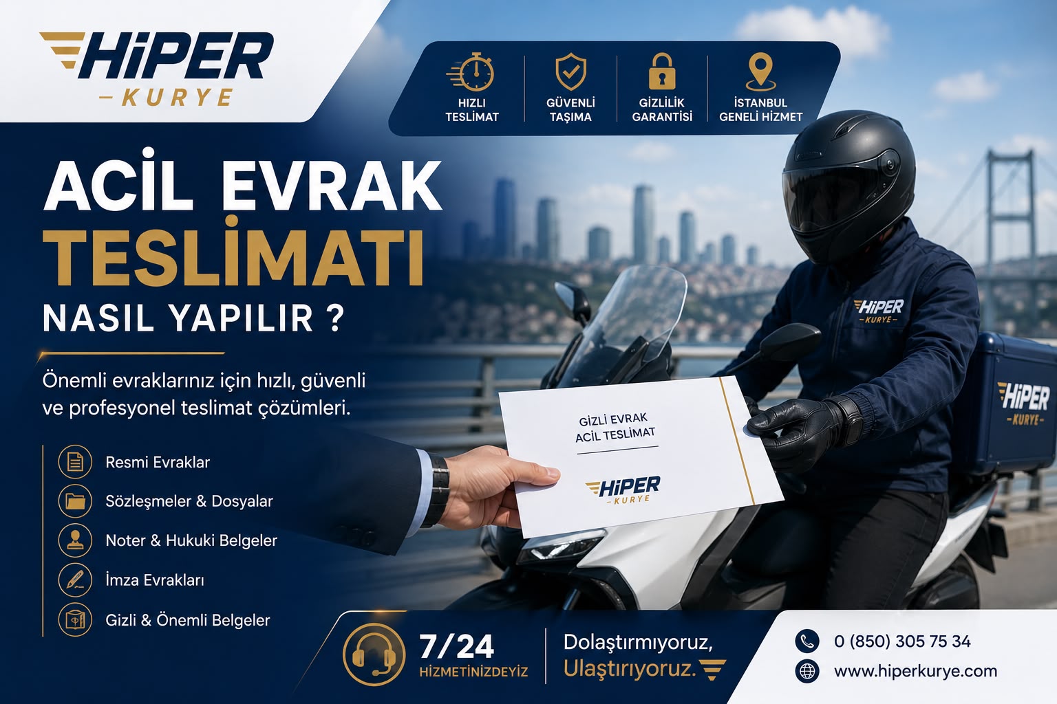 Acil Evrak Teslimatı Nasıl Yapılır?