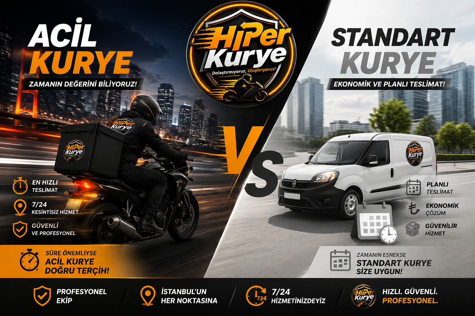 Acil Kurye ile Standart Kurye Arasındaki Farklar Nelerdir?