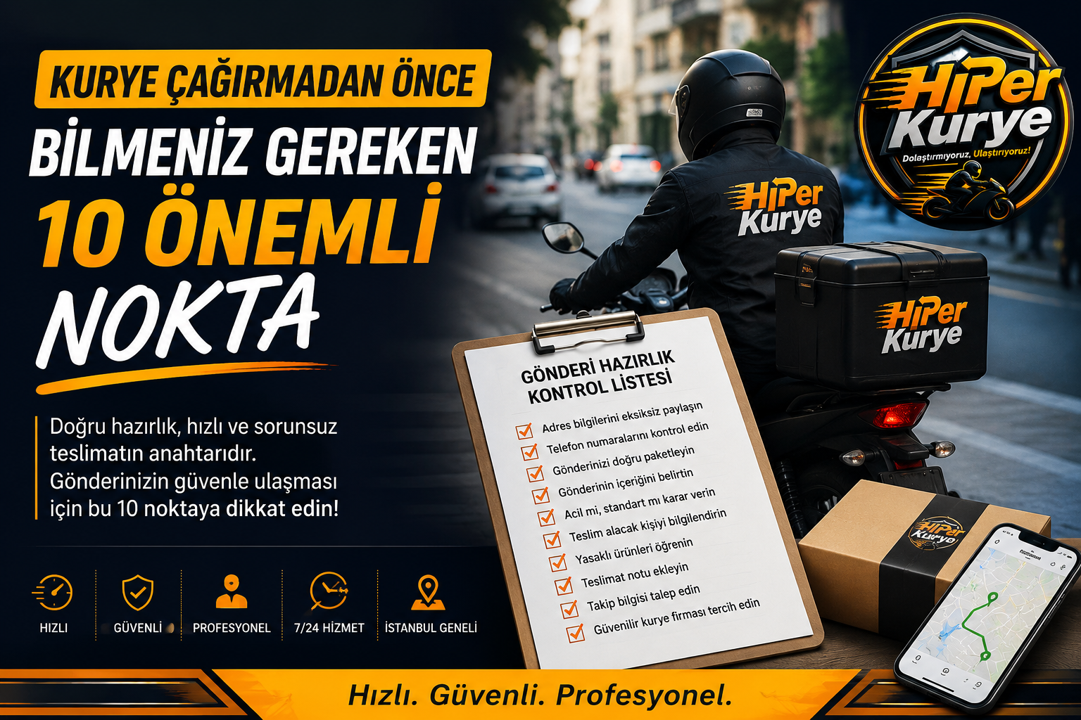 Kurye Çağırmadan Önce Bilmeniz Gereken 10 Önemli Nokta