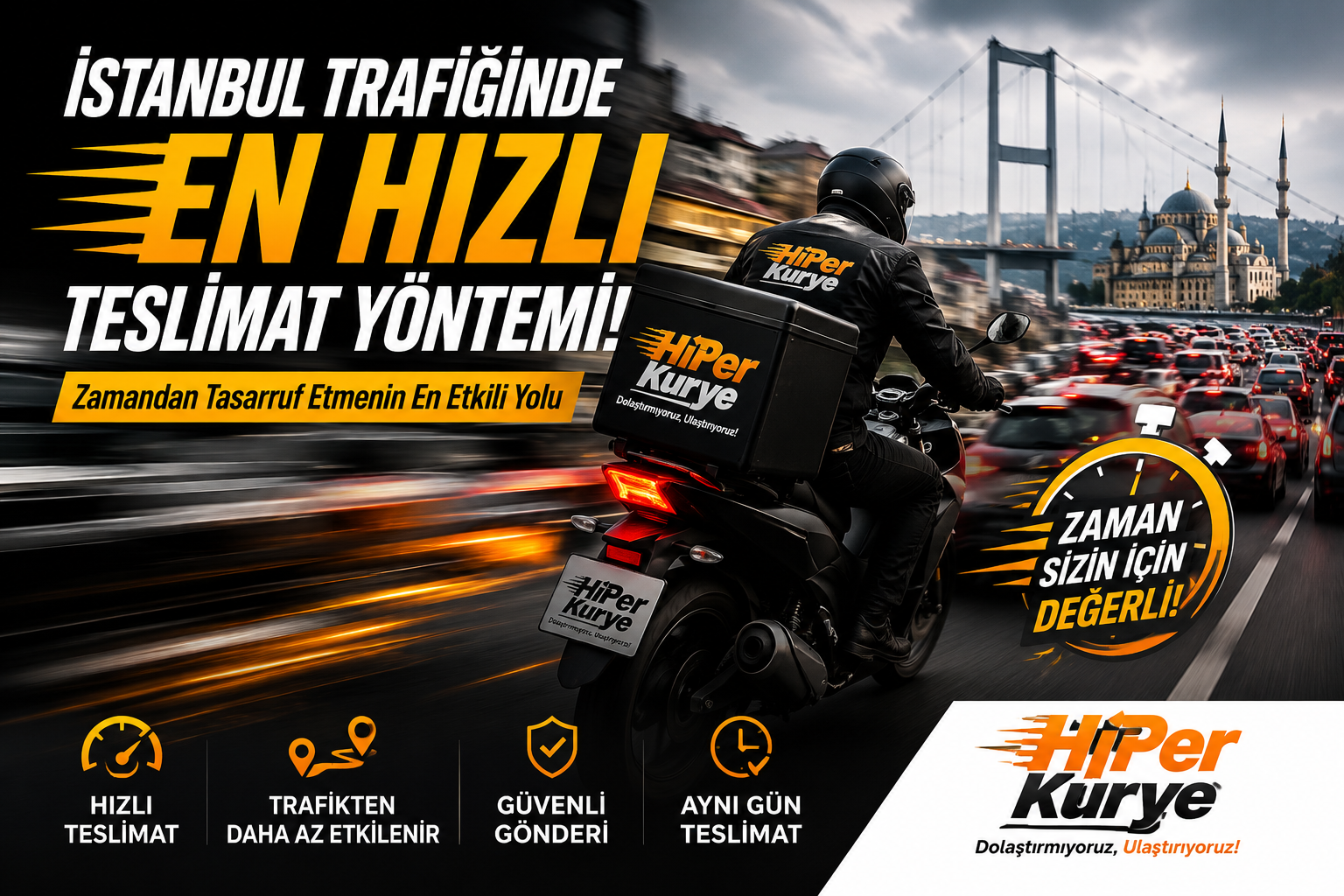 İstanbul Trafiğinde En Hızlı Teslimat Yöntemi Nedir? Zamandan Tasarruf Etmenin En Etkili Yolu
