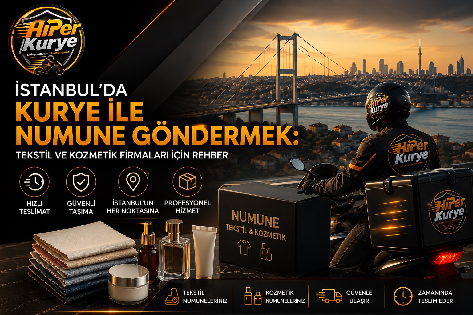 İstanbul’da Kurye ile Numune Göndermek: Tekstil ve Kozmetik Firmaları İçin Rehber
