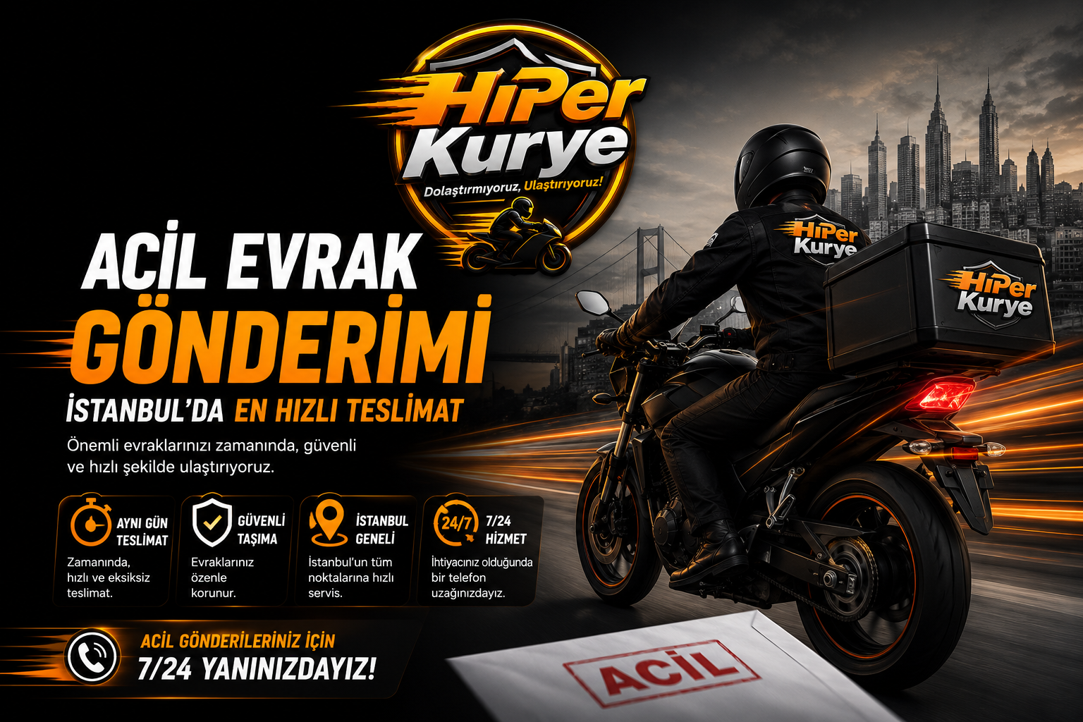 Acil Evrak Gönderimi: İstanbul’da En Hızlı Teslimat Nasıl Yapılır?