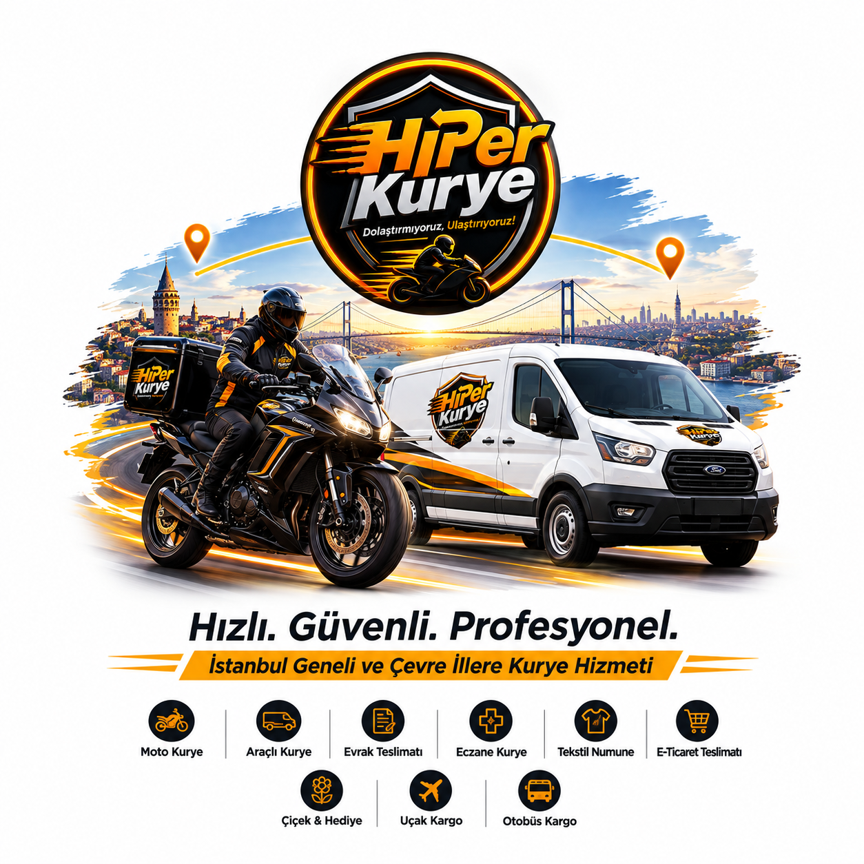 İstanbul’dan Çevre İllere Aynı Gün Kurye | Hiper Kurye